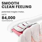Brosse à dents électrique Oclean Air 2 Sonic - ultra-silencieux, charge rapide 2h, 40j utilisation, étanche IPX7, rose