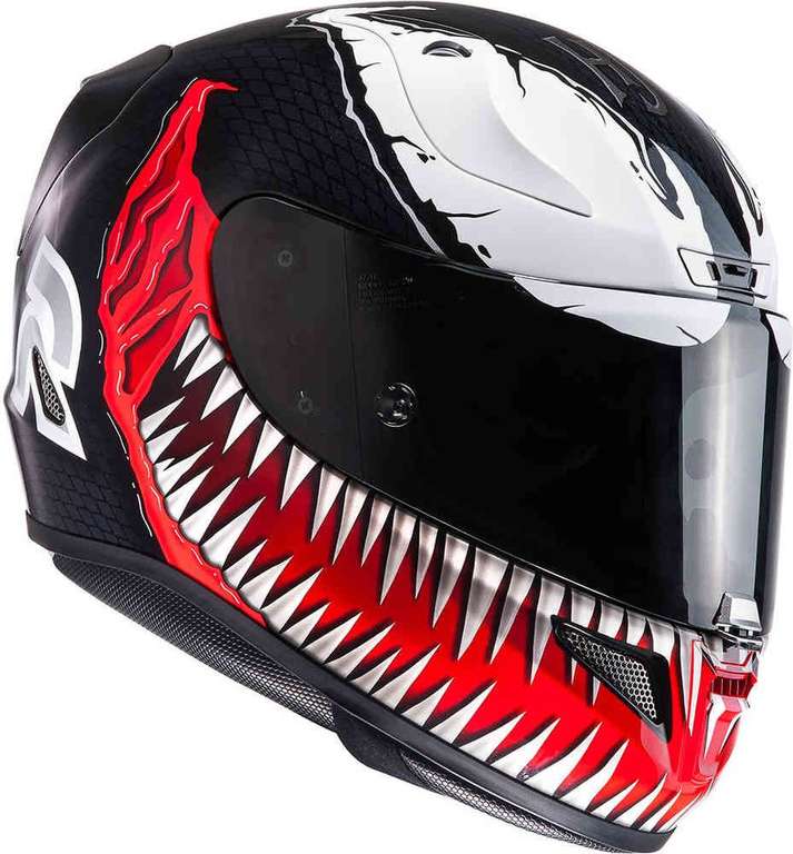 Casque Moto Intégral HJC RPHA 11 Marvel Venom - Tailles XS au XXL