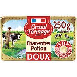 Lot de 2 plaquettes de beurre doux extra-fin AOP Charentes-Poitou - 2 x 250g