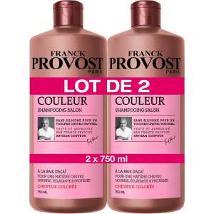 Lot de 2 shampooing ou Après-shampooing Franck Provost - 2 x 750 ml (via 5,68€ sur la carte de fidélité)