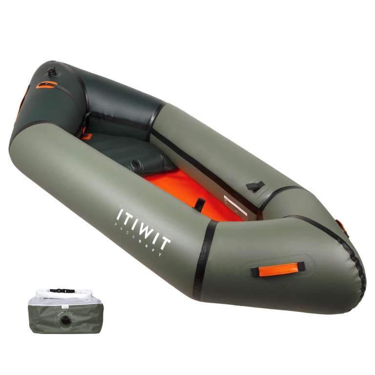 Kayak Gonflable Itiwit Packraft 100 TPU Rivière - 1 Place