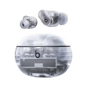 Écouteurs sans Fil Beats Studio Buds + (2023) avec réduction du Bruit - Transparent