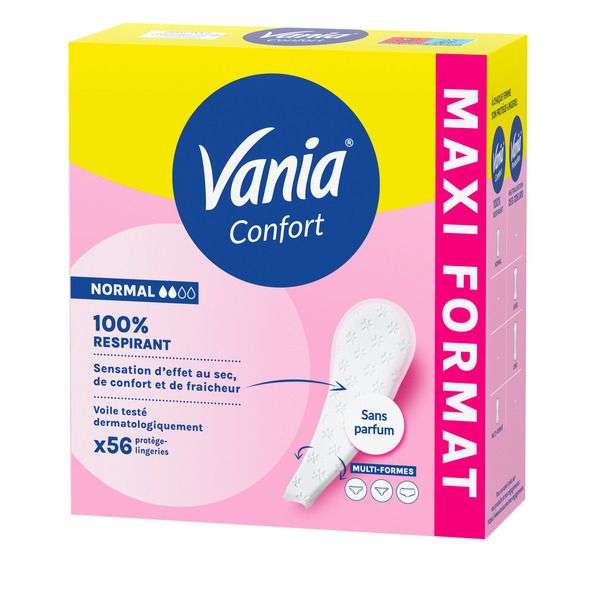Paquet de 56 Protège-lingerie Vania Confort - différents modèles (Via 1, 67€ sur Carte Fidélité)