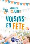 Distribution gratuite de kits « Voisins en fête » (20 verres réutilisables, ballons de baudruche, invitations + 2 affiches) - Sorgues (84)