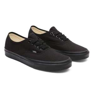 Paire de chaussures Vans UA Authentic - Mixtes, Noir, Taille 39 et 40.5