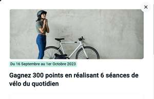 [Membres Decathlon] Semaine de la mobilité : Gagnez 300 points fidélité en réalisant 6 séances de vélo
