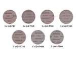Lot de 35 disques Mirka Abranet - diamètres 125 grains mixtes