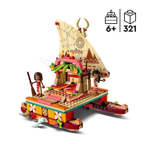 Jeu de construction Lego Disney Princesse (43210) - Le Bateau d’Exploration de Vaiana,