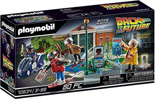 Playmobil 70634 Back to the Future Course d'hoverboard (via 16,45€ cagnottés)
