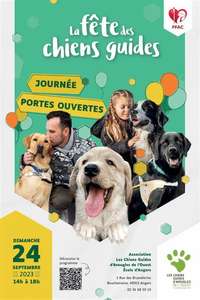 Entrée gratuite Journée Porte Ouverte à la Fête des chiens guides (sur différentes villes)