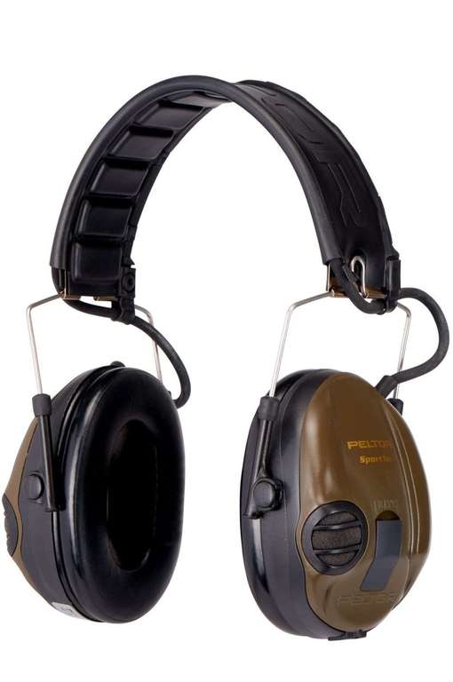 Casque anti-bruit 3M Peltor SportTac - Protection auditive, atténuation 26 dB, vert