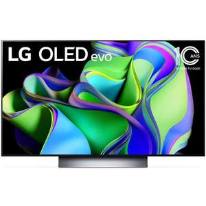 TV 48" OLED Evo LG OLED48C3 - 4K UHD, Smart TV, Noir et Argent