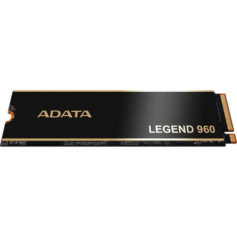SSD interne M.2 NVMe ADATA Legend 960 - 1 To, 7400-6800 Mo/s, DRAM, Compatible PS5 (+4,49€ en RP)