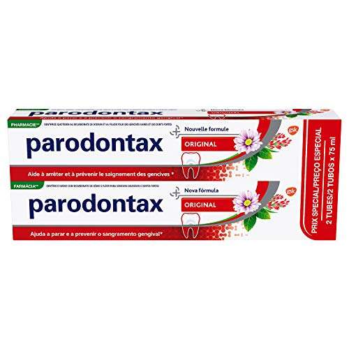 Lot de 2 tubes de dentifrice Parodontax (2x75ml)