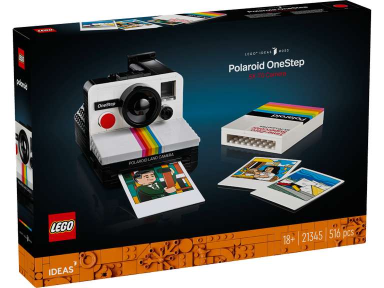 LEGO Ideas Appareil Photo Polaroid OneStep SX-70, Maquette à