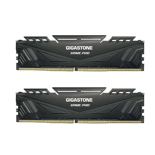 Gigastone Black Game PRO Desktop RAM 16GB (2x8GB) DDR4 Ram 16GB DDR4-3200MHz (vendeur tiers, via coupon)