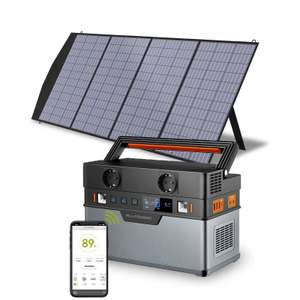 Centrale électrique portable Allpowers - 288 Wh / 78000 mAh, 300W + Panneau solaire 100W (Via coupon)