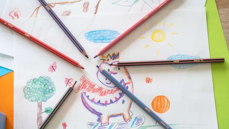 12 Crayons couleur Bic Kids Tropicolors