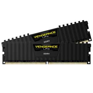 Kit mémoire RAM Corsair Vengeance LPX Series Low Profiles (CMK32GX4M2A2666C16) - 32 Go (2 x 16 Go), DDR4, 2666MHz, CL16