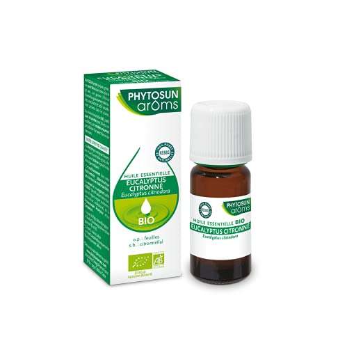 Flacon de 10ml d'huile essentielle d'Eucalyptus Citronné Bio Phytosun Arôms (via abonnement)