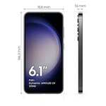 Smartphone 6.1" Samsung Galaxy S23 5G - 8 Go RAM, 128 Go, noir (version IT) + écouteurs sans-fil Galaxy Buds Pro 2