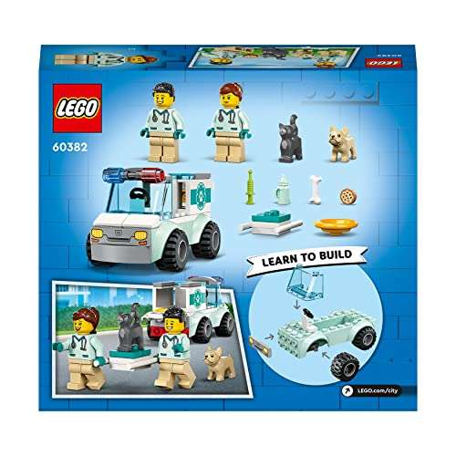 Jeu de construction Lego City (60382) - L'Intervention du Véhicule Vétérinaire