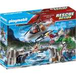 Playmobil Rescue Action (70663) - Unité de secouristes avec hélicoptère (Via 19.95€ sur la Carte de Fidélité)
