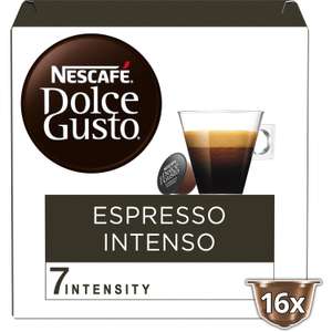 2 boîtes de 16 capsules Nescafé Dolce Gusto achetée = la moins chère à -60% - exemple : Espresso intenso intensité 7 - 32 Capsules