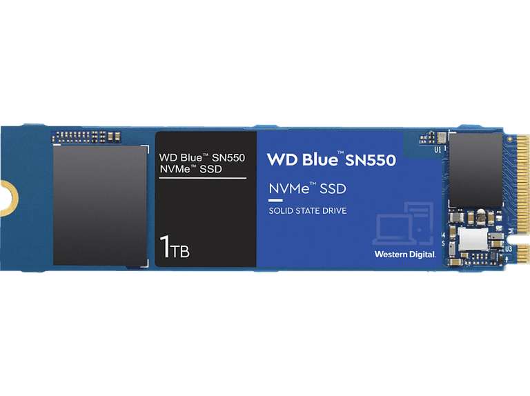 SSD interne M.2 Western Digital Blue SN550 (3D NAND) - 1 To (Frontaliers Allemagne)