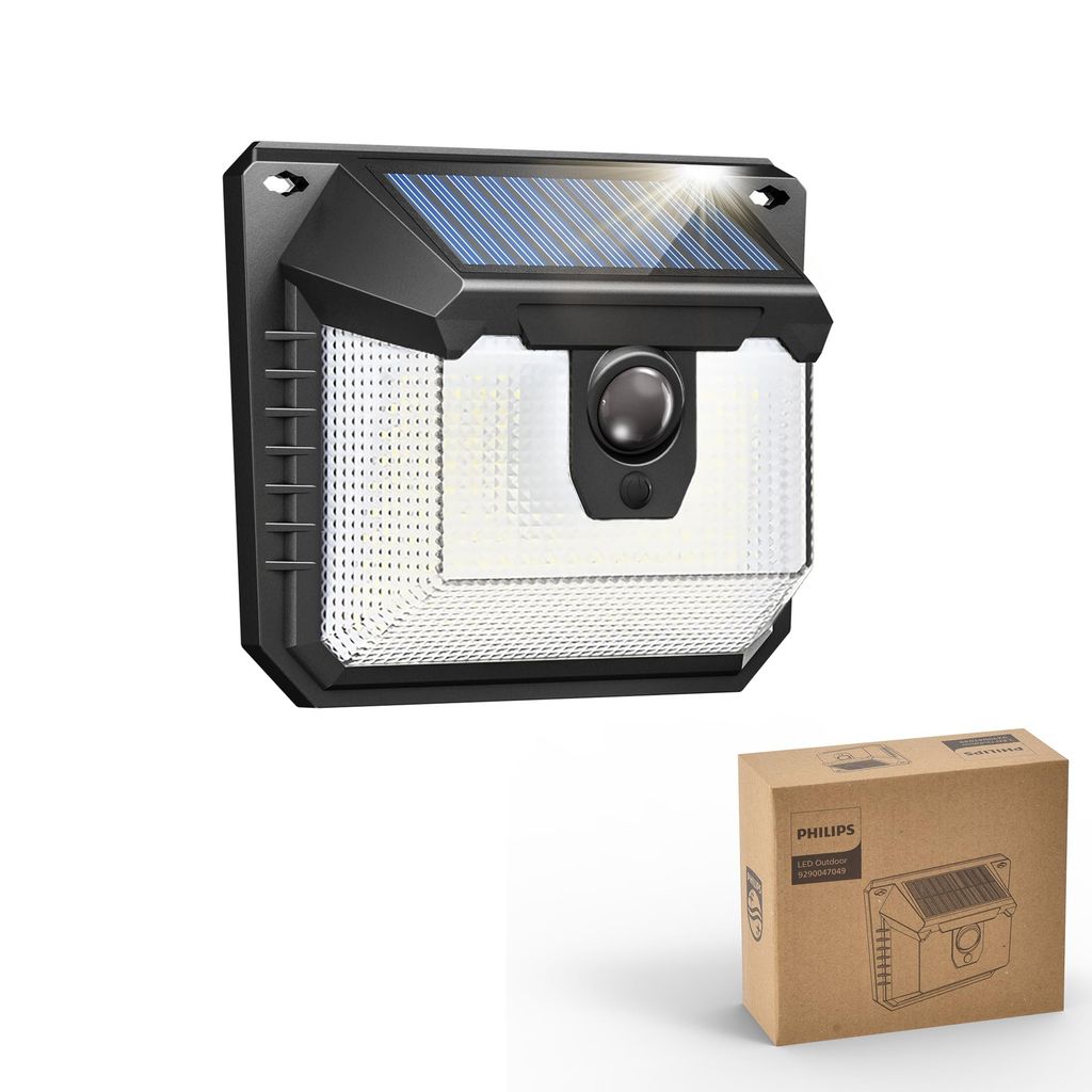 Lampe Solaire Extérieur Philips - avec Détecteur, 130mm (Vendeur Tiers)
