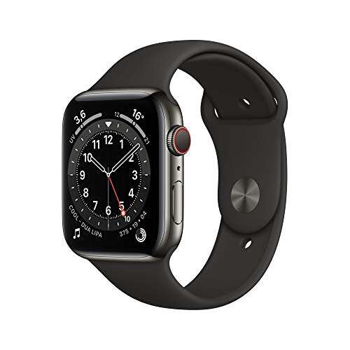 Montre connectée Apple Watch Series 6 modèle Acier - GPS + Cellular - 44 mm