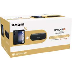 Pack Smartphone 6,1" Samsung Galaxy S23 128 Go + Enceinte Harman Kardon Luna (Via 100€ de Bonus reprise + 100€ d'ODR)