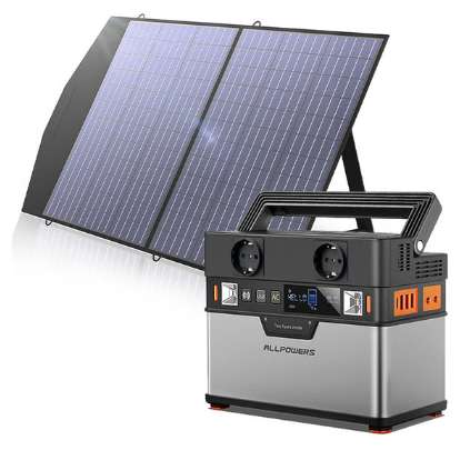 Centrale électrique portable Allpowers - 288 Wh / 78000 mAh, 300W + Panneau solaire 100W (Via coupon)