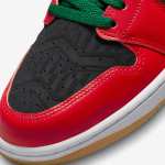 Chaussures Homme Air jordan 1 mid christmas - Rouge/Noir, du 40.5 au 45.5