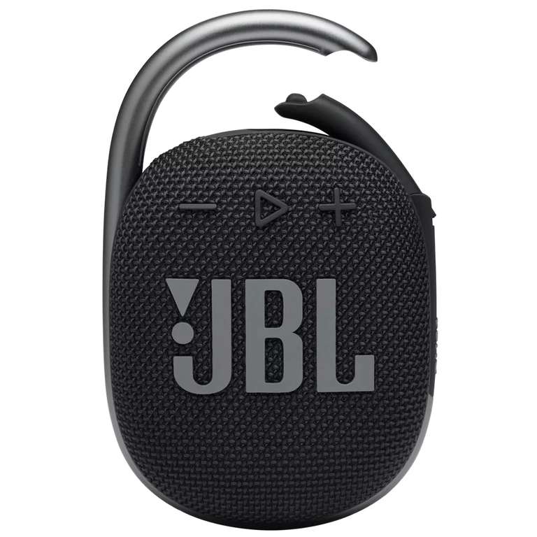 Enceinte sans-fil bluetooth JBL Clip 4 - noire (via retrait magasin)