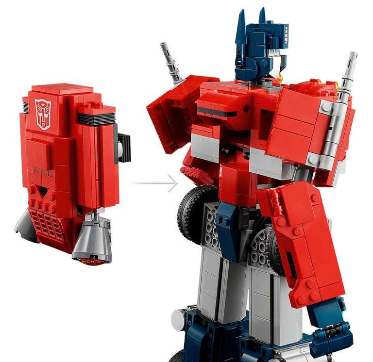 Jeu de construction Lego 10302 Icons Optimus Prime (via 35€ sur la carte de fidélité)