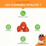 Gummies Multivitamines et Minéraux Nutrimea - Vegan - Sans Sucres - Goût Myrtille