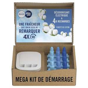 Air Wick Désodorisant Maison Kit Diffuseur Electrique + 3 Recharges Parfum  Vanille & Orchidée X 19 Ml