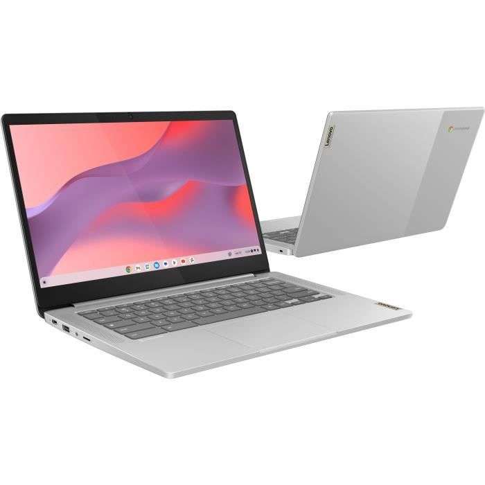 Chromebook 14'' Lenovo IdeaPad Slim 3 Chrome 14M868 - Full HD TN, MT8186, 4 Go RAM, 128 Go eMMC (via ODR 50€)