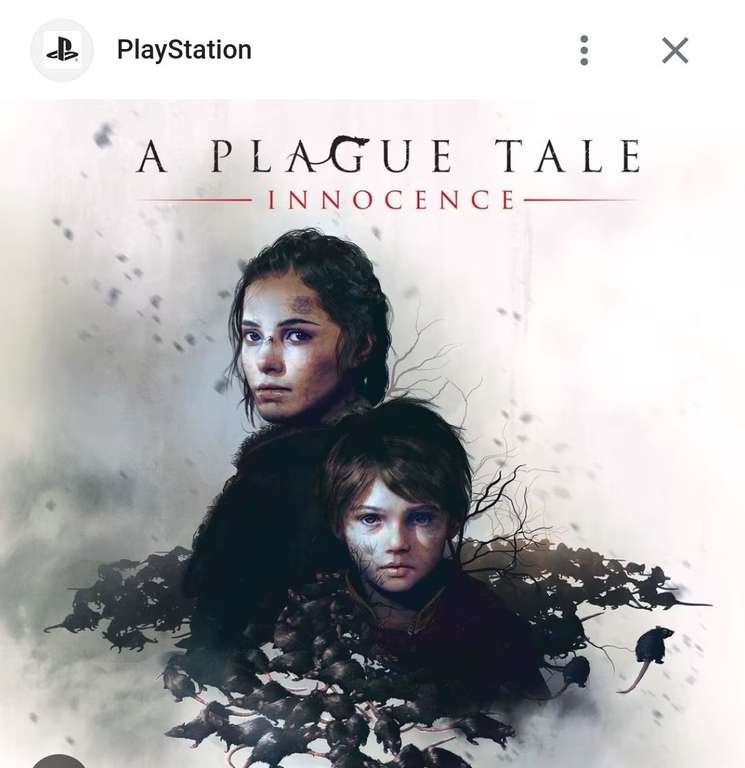A Plague Tale: Innocence sur PS4 et PS5 (dématérialisé)