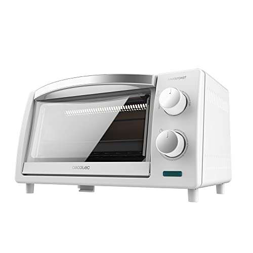 Mini-four électrique Cecotec Bake&Toast 1000 - fonction grill, Blanc, 800W, 10 L