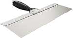Couteau à enduit Amazon Basics en acier inoxydable, Manche ergonomique avec embout de frappe 35.56 cm