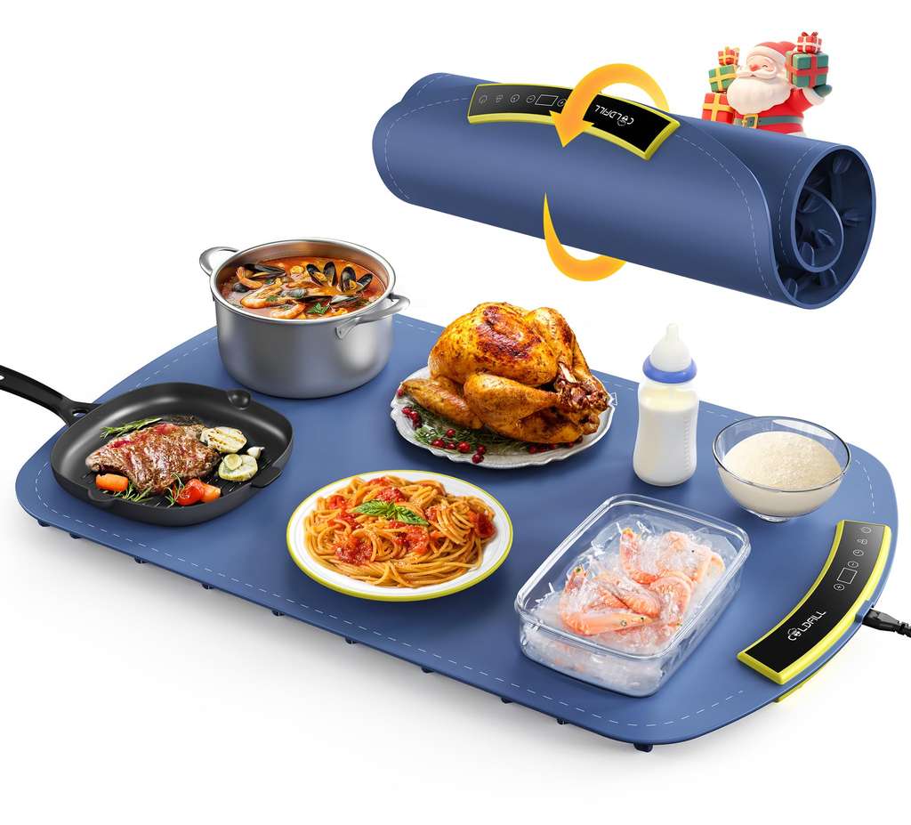 Chauffe-Plat Électrique COLDFILL - Plateau Chauffant 60x40cm | 40-110°C Réglable | Pour Buffet Et Fête