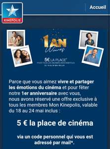 Place de cinéma à 5€ au Kinepolis Waves via inscription à la newsletter (10 places maximum)- Moulins-lès-Metz (57)