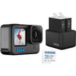 Pack caméra sportive GoPro Hero 10 + Samsung EVO Plus 128 Go + Dual Battery Charger (Frontaliers Suisse)