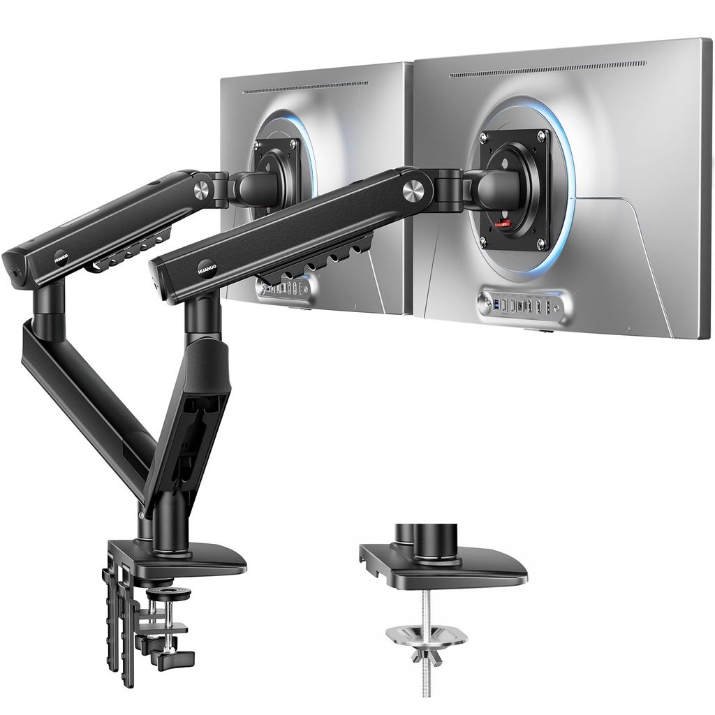 Support double écran Huanuo FlowLift Pro pour écrans 13–32" (via remise panier - vendeur tiers)