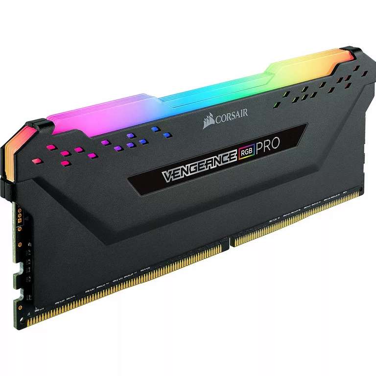 Kit mémoire RAM Corsair Vengeance RGB Pro - 16 Go (2 x 8 Go), DDR4, 3200 MHz, CL 16 (CMW16GX4M2C3200C16)