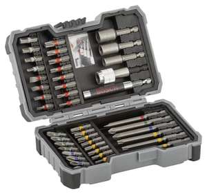 Coffrets d'embouts de vissage Bosch Professional Extra Hard - 43 pièces (PH, PZ, SL, T, TH-Bit, Accessoires Perforateurs et Visseuses)