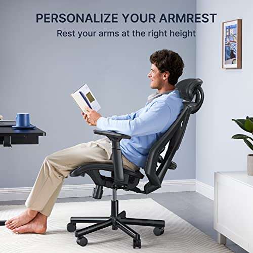Chaise de bureau ergonomique Huanuo (vendeur tiers, via coupon et code promo)