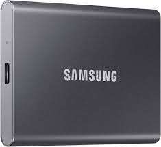 [Unidays, Samsung+, The Corner, Ulys] SSD externe Samsung T7 Portable (USB 3.2) - 2 To, Rouge, Gris, Bleu